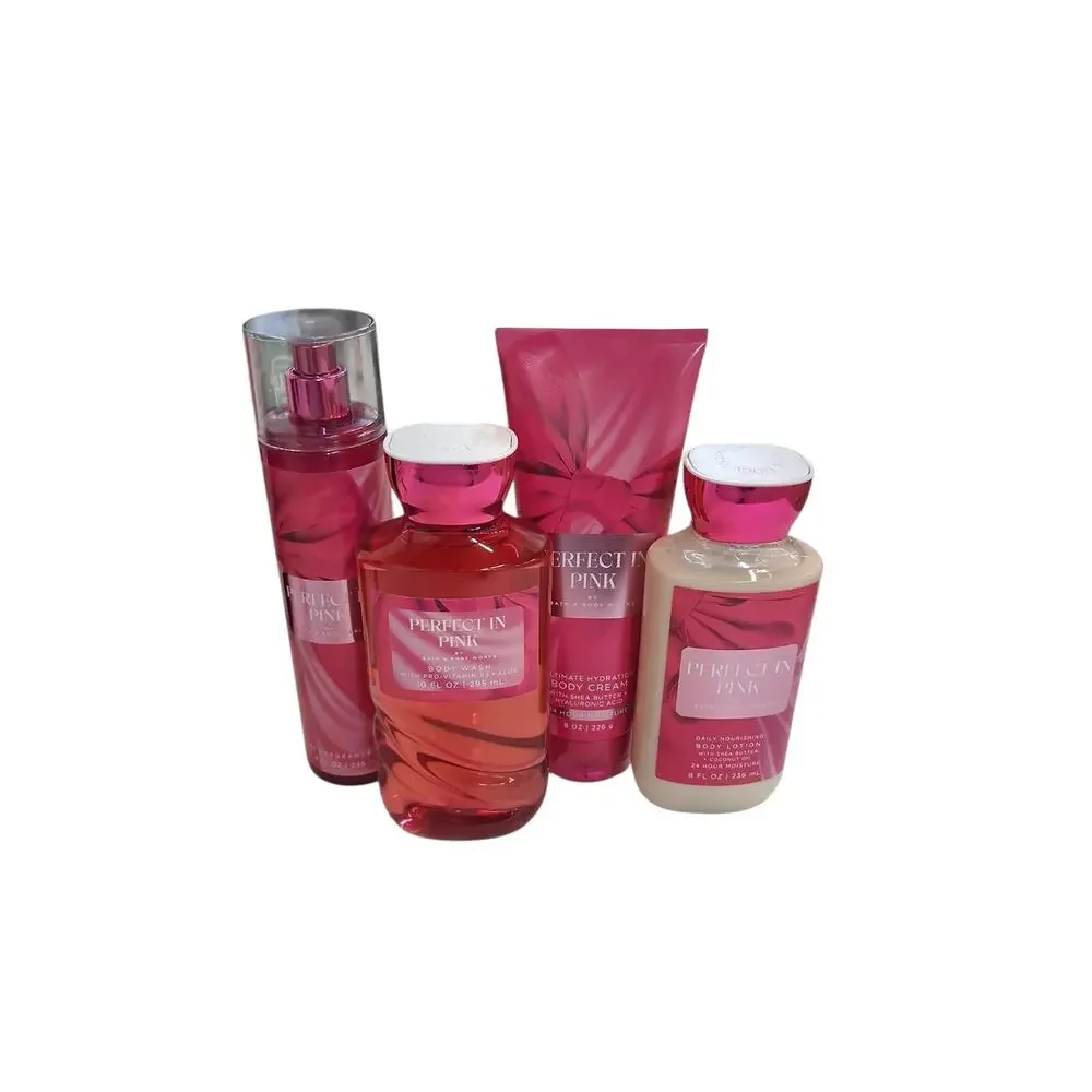 Bath & Body‎ Works Women's Perfect in Pink 4pcs Bundle Set Discontinued Coquette